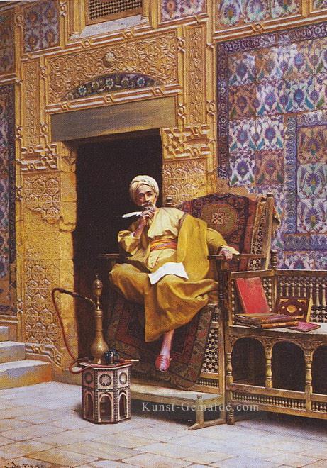 Der Schreiber Ludwig Deutsch Orientalismus Araber Ölgemälde